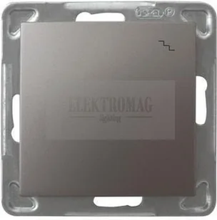 Berker schodowy Ospel Impresja ŁP-3Y/m/23, bez ramki, kolor tytan - Gniazdka elektryczne - miniaturka - grafika 5