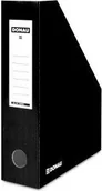Pojemniki biurowe - Donau BIELLA Pojemnik na czasopisma 80 czarny DN956-2 - miniaturka - grafika 1
