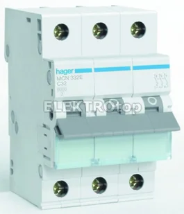 Hager MCN 332E - Bezpieczniki elektryczne - miniaturka - grafika 2