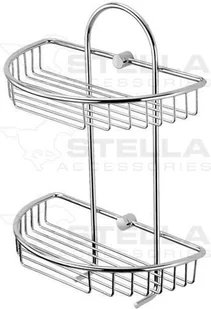 Stella Koszyk podwójny 16.050 - Koszyki łazienkowe Stella Koszyk podwójny 16.050 - Koszyki łazienkowe - miniaturka - grafika 2