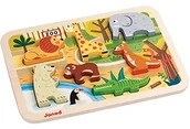 Puzzle - Janod 4507022 - Formen-Puzzle Zootiere - miniaturka - grafika 1