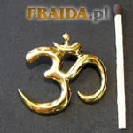 Wróżbiarstwo i radiestezja - Znak Om pozłacany AgC 6.6 - miniaturka - grafika 1