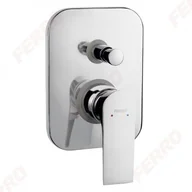 Baterie wannowe i prysznicowe - Ferro Algeo Square BAQ7P - miniaturka - grafika 1