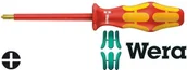 Śrubokręty - Wera Wkrętak (śrubokręt) izolowany płasko-krzyżowy PH2x100 mm, PlusMinus Kraftfo (5006381001) - miniaturka - grafika 1