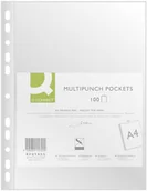 Koszulki na dokumenty - Q-Connect Koszulki na dokumenty , PP, A4, groszkowe, 100szt. KF01955 - miniaturka - grafika 1