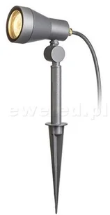 Redlux Reflektor z klinem ziemnym DIREZZA antracyt 230V GU10 35W IP54 R10431 - Lampy ogrodowe - miniaturka - grafika 3