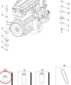 Części i akcesoria do maszyn rolniczych - CNH FILTR WODY NEW HOLLAND 441702A1 - miniaturka - grafika 1
