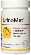 Suplementy i witaminy dla psów - Dolfos Urinomet regulator kwasowości moczu u psów 60tab - miniaturka - grafika 1