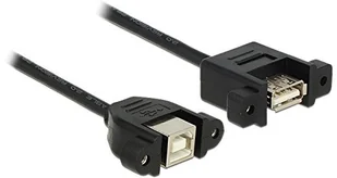 Delock Kabel USB USB B - USB A1 m Czarny 85108 - Kable USB - miniaturka - grafika 2