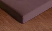 Prześcieradła - Darymex Prześcieradło z Jersey czekoladowe 110/120x200 5907761030817 - miniaturka - grafika 1