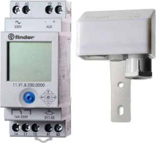 Finder Przełącznik zmierzchowy 11.91.8.230.0000 2 150 lx 230 V/50 60 Hz 11.91.8.230.0000 - Inne akcesoria elektryczne - miniaturka - grafika 2