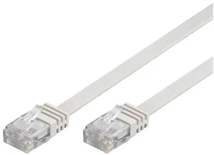 Kabel Lan Patchcord Cat 5E U/utp płaski 10m - Patchcordy - miniaturka - grafika 2