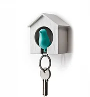 Wieszaki i stojaki - Qualy Y Sparrow wieszak na klucze QL10091-WH-BU - miniaturka - grafika 1