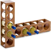 Stojaki na wino - Zeller Bambusowy Stojak na wino - 5 butelek 13565 11A5 - miniaturka - grafika 1