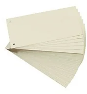 Przekładki do segregatorów - Herlitz PRZEKŁADKI 1/3 A4 KART. KREMOWE ECO 100szt - miniaturka - grafika 1