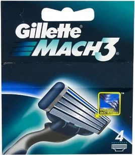 Gillette Mach 3 wkłady do maszynek 4 szt. - Maszynki do golenia i wkłady - miniaturka - grafika 2