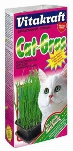 Vitakraft Cat-Gras Trawa Dla Kota 120G [26547] - Suplementy i witaminy dla kotów - miniaturka - grafika 2