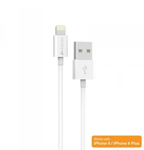 Kanex Lightning USB Ultra-Slim Connector - Kabel Apple Lightning MFi 1,2m (biały) - Ładowarki do telefonów - miniaturka - grafika 3