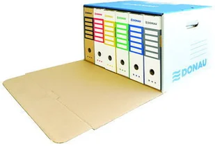 Donau Pudło archiw. zbior - niebies 7667301FSC-10 - Pudła i kartony archiwizacyjne - miniaturka - grafika 2