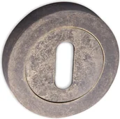 Szyldy i rozety - Kuchinox Rozeta okrągła POD KLUCZ STARA PATYNA LGK A01A - miniaturka - grafika 1