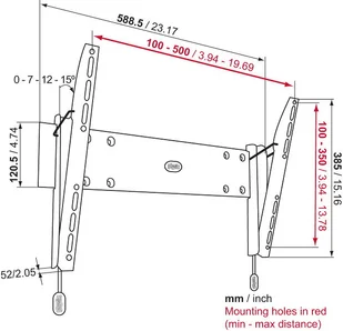 Vogels PHW200M - Uchwyty do telewizora - miniaturka - grafika 2