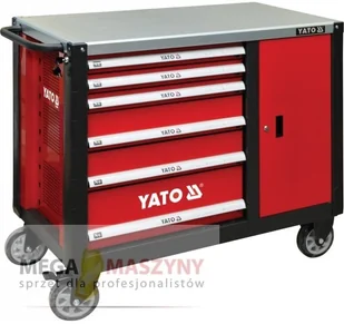 Yato szafka serwisowa wózek narzędziowy 6-szuflad YT-09002 - Szafy i regały magazynowe - miniaturka - grafika 3