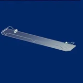 Półki łazienkowe - Andex Półka szklana Z RAMKĄ 050 50CC - miniaturka - grafika 1