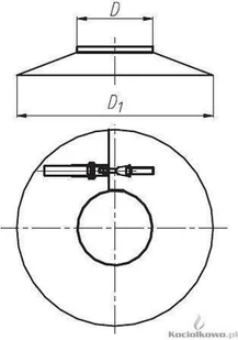 Spiroflex Osłona 80/125 mm biała SX-TD80/125OSB - Akcesoria grzewcze - miniaturka - grafika 2