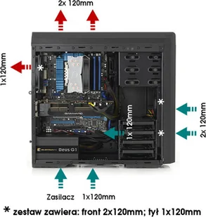 SilentiumPC Gladius M40 Pure Black (SPC077) - Obudowy komputerowe - miniaturka - grafika 6