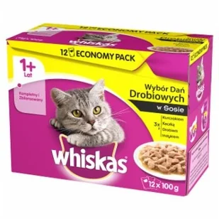 Whiskas RYBNE DANIA GALARETKA 4X100G 251271 - Mokra karma dla kotów - miniaturka - grafika 3