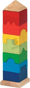Goki Kolorowa wieża na patyku 58893 - Zabawki interaktywne dla dzieci - miniaturka - grafika 2