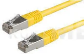 Kable miedziane - Value S/FTP PiMF Patchcord Cat.6, yellow, 5.0m (7611990177592) - miniaturka - grafika 1