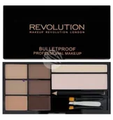 Akcesoria i kosmetyki do stylizacji brwi - Makeup Revolution Ultra Brow Palette paleta do stylizacji brwi Fair Medium - miniaturka - grafika 1