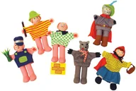 Zabawki interaktywne dla dzieci - Bigjigs Toys Czerwony Kapturek pacynki - miniaturka - grafika 1