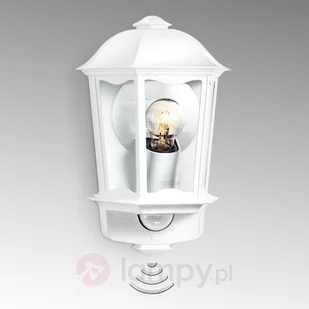 Steinel Lampa ścienna z czujnikiem L 190 biała - Lampy ogrodowe - miniaturka - grafika 4
