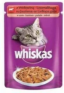 Mokra karma dla kotów - Whiskas Karma dla kotów 100g Saszetka z wołowiną w sosie - miniaturka - grafika 1