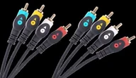 Kable - CABLETECH Kabel 4RCA-4RCA 3m economic - miniaturka - grafika 1