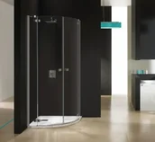 Kabiny prysznicowe - Sanplast Free Line 80 KP4/FREE-80 80x80 profil srebrny błyszczący szkło W0 600-260-0010-42-401 - miniaturka - grafika 1