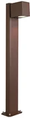 Lampy ogrodowe - QAZQA Przemysłowa stojąca lampa zewnętrzna rdzawy brąz 65 cm IP44 - Baleno - miniaturka - grafika 1
