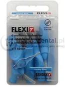 Szczoteczki międzyzębowe - Tandex Flexi 6szt. BOX 0.60-3.0mm (NIEBIESKIE) - pudełko 6 szczoteczek międzyzęb - miniaturka - grafika 1