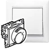 Regulatory i termostaty - Legrand 774226 VALENA Regulator temperatury standard BIAŁY - miniaturka - grafika 1