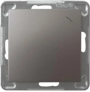 Berker schodowy Ospel Impresja ŁP-3Y/m/23, bez ramki, kolor tytan - Gniazdka elektryczne - miniaturka - grafika 4