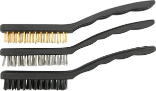 Vorel Szczotki: mosiężna -stalowa-nylonowa 170 mm, kpl.3szt 06963 - Pozostałe akcesoria malarskie - miniaturka - grafika 3