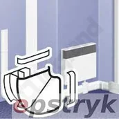 Kanały kablowe - Legrand DLP Kąt płaski regulowany 85st do 120st biały, 033747, - miniaturka - grafika 1