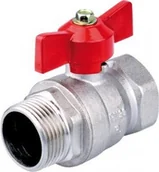 Zawory i kraniki - Perfexim Zawór kulowy PERFEKT 1 Z POKRĘTŁEM MOTYLKOWYM (GWINT WZ) - miniaturka - grafika 1