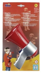 Klein 8942 Zabawkowy Megafon dla dzieci 4009847089427 - Zabawki militarne - miniaturka - grafika 2