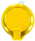 Wieszaki łazienkowe - Kleine Wolke 5093567887 4 haczyk z przyssawką Easy Hooks, haczyk na ścianę, żółty - miniaturka - grafika 1