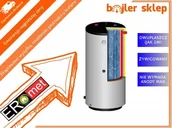 Zasobniki i wymienniki - Ermet Bojler 120L pionowy DWUPŁASZCZOWY ŻYWICOWANY nie wymaga anody bezobsługowy wymiennik podgrzewacz !!!WYSYŁKA POBRANIOWA GRATIS!!! - miniaturka - grafika 1