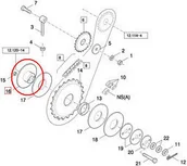 Części i akcesoria do maszyn rolniczych - CNH PIASTA 84017148 - miniaturka - grafika 1