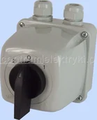 Wyłączniki światła i elektryczne - Elektromet Dzierżoniów Wyłącznik krzywkowy ŁUK 40-73 3F 2-0-1 40A W OBU - miniaturka - grafika 1